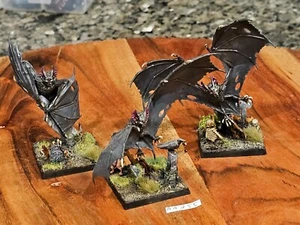 Warhammer Fantasy AOS Soulblight Gravelords Fell Fledermäuse x3 gut bemalt AA255 - Bild 1 von 24
