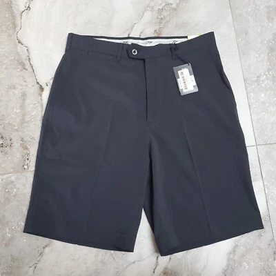 NWT Ahead USA Performance Golf Shorts Black Size 32 - Image 1 of 4