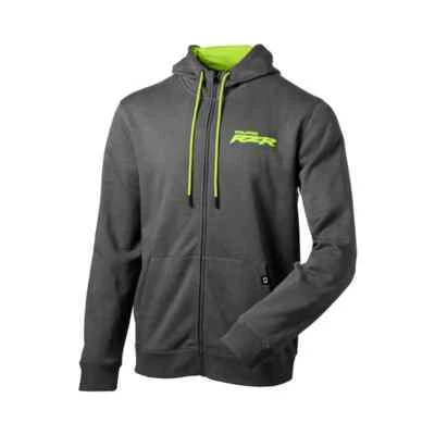 Polaris Men's RZR Logo Full Zip Hoodie, Black/Lime | 2864724 - Image 1 of 2