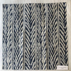 Ralph Lauren Outdoor Fabric Sample Chileno Herringbone Indigo 26" x 26" - Picture 1 of 6