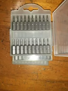 100x Industrial grade Allen Hex size 3/32" Standard Screwdriver Bit CRV-MO +case - Foto 1 di 3