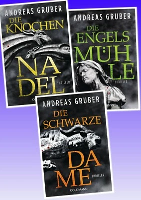 Andreas Gruber Peter Hogart Die schwarze Dame Die Engelsmühle Die Knochennadel - Bild 1 von 4