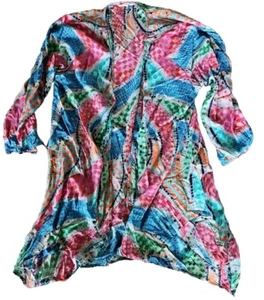 Soft Surroundings Mosiac Cardigan Size L XL 3/4 Sleeve Modal - Picture 1 of 6