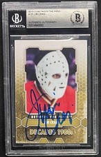 JIM CRAIG SIGNED 2012 IN THE GAME BETWEEN THE PIPES CARD #131 BECKETT TEAM USA
