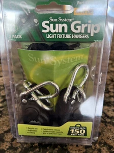 3 Packs,Sun System Sun Grip 1/8" Light Fixture Hangers & YoYos, 2 Pack #710114 - Picture 1 of 6