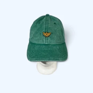 Nintendo Legend of Zelda 2019 Leather Adjustable Leather Strap Brim Hat Green - Picture 1 of 6
