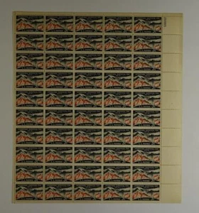 US SCOTT 1107 PANE OF 50 GEOPHYSICAL YEAR STAMPS 3 CENT FACE MNH - Picture 1 of 1