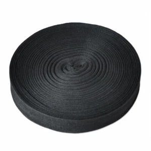 Correa de nailon negra de 10 yardas correas de amarre de camping cuerda trenzada - Imagen 1 de 1