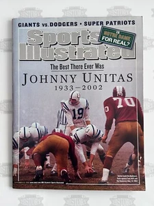 Revista Sports Illustrated 23 de septiembre de 2002 Johnny Unitas 23/09/02 - Imagen 1 de 2