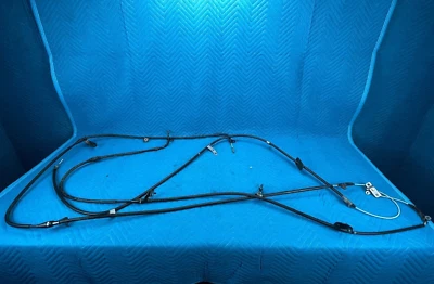 Conjunto de 3 cabos de liberação de freio de estacionamento Nissan Titan Crew 2017 fabricante de equipamento original - Imagem 1 de 4