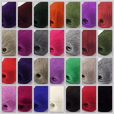Moda Suave 1 bola x 50 g Alta Calidad Puro 100 % Cachemira Hágalo Usted Mismo Hilo de Tejer a Mano Foto 1 de 4