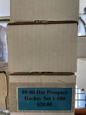 (3) 2005-06 Fleer Hot Prospects 100 card set Lindros Lemieux Fedorov Kariya
