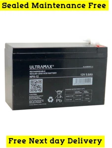 ULTRAMAX 12V 5ah Battery Replaces Leoch LP12-5.0 - Picture 1 of 6