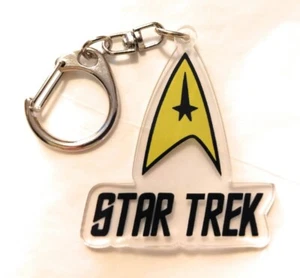 STAR TREK Classic Acrylic Keychain Key chain Collectible gift decor US seller - Picture 1 of 10