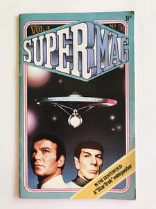 Supermag Magazine Vol 4 No 5 Star Trek Spock With Mini Poster 1980 Hockey CHiPs - Picture 1 of 4