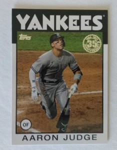 Inserto de béisbol Topps 2021 Aaron Judge #86B-99 1986 Topps New York Yankees - Imagen 1 de 2