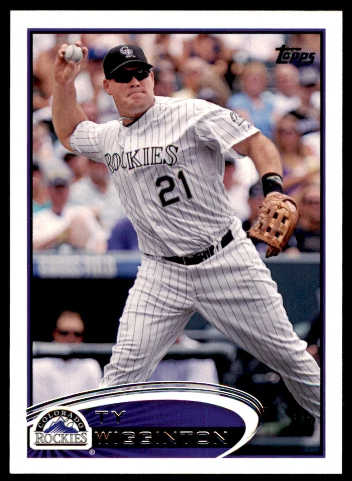 2012 TOPPS TY WIGGINTON COLORADO ROCKIES #154 - Image 1 of 2