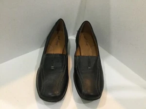 Medicus Soft-shoe Womens Slip On Shoes Size 6 M Black Leather Upper F28 - Picture 1 of 9