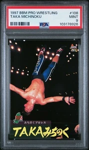 1997 BBM Pro Wrestling All Japan Taka Michinoku #108 2 PSA 9 POP 1 None Higher - Picture 1 of 2