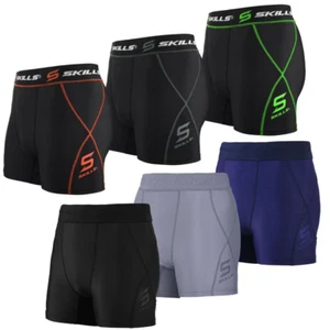 Mens Compression Boxer Shorts Base-layers Sports Briefs skin fit gym pants - Picture 1 of 45
