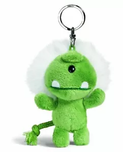 NICI Green Monster Bean Bag Keyring 10cm 33382 - Picture 1 of 3