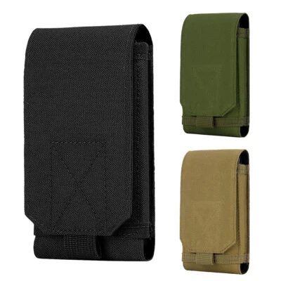Tactical Molle Cell Phone Case Loop Belt Holster Pouch for iPhone 16 15 14 13 12 - Image 1 of 4
