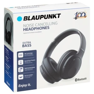 Blaupunkt ANC Foldable Wireless Noise Cancelling Headphones - Black/Beige - Picture 1 of 7