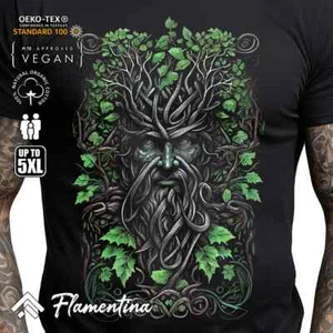 Green Man Inn Mens T-Shirt Horror Forest Trees Nature Pagan Myth Pub E276 - Picture 1 of 20