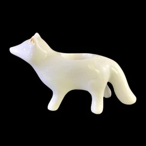 Woodland Weißer Fuchs Teelicht Halter Markenzeichen Boden 9 Moderne Figur Keramik - Bild 1 von 11