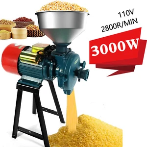 110V Electric Grinder Mill Grain Corn Wheat Feed/Flour Dry Cereal Machine - Picture 1 of 13