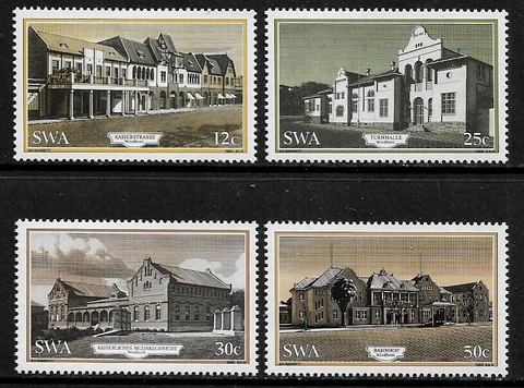 South West Africa #540-3 MNH Set - Historic Buildings Cover
