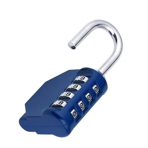 Combination Locker Lock 4 Digit Outdoor Padlock For Gym School Gates Doors Fence - Picture 1 of 7