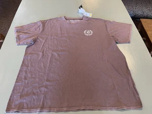 Volcom Slate Gray Graphic Short Sleeve T-Shirt Back Graphics Size Medium Large - Picture 1 of 9
