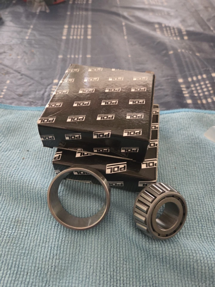 Juego de 2 cojinetes de rueda exterior delanteros Studebaker Car 1956-66, camión 4E-8E y Avanti Foto 1 de 1