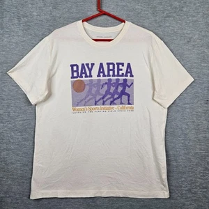 Citizens of Humanity Women's Bay Area Women's Sports Initiative Graphic Tee Sz L - Picture 1 of 6