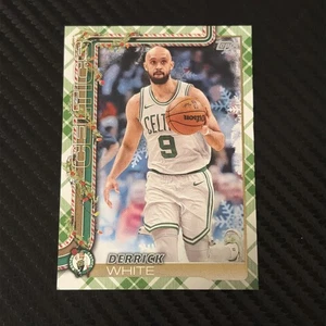 2025-26 Topps Holiday Derrick White #H6 Green Plaid Celtics - Picture 1 of 2