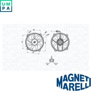 FAN RADIATOR 069422708010 FOR PEUGEOT 3008/MPV 5008 PARTNER/Box/Body/MPV 2.0L - Picture 1 of 6
