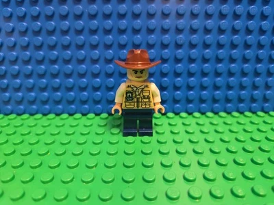 LEGO Veterinario Minifigura jw009 75918 Parque Mundial Jurásico CMF Lote Raro Retirado Difícil de Encontrar Sombrero Foto 1 de 4