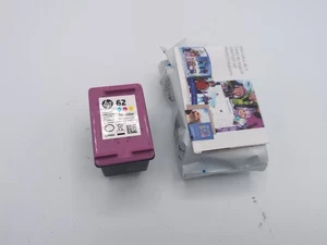 Cartucho de tinta para impresora HP 62 tricolor original OEM C2P06A caja abierta caducidad 9/2016 - Imagen 1 de 8