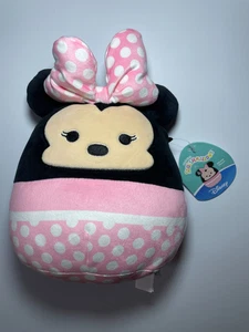 Peluche Minnie Mouse Squishmallow Disney 8" rosa nuovo con etichette giocattolo morbido da collezione - Foto 1 di 10