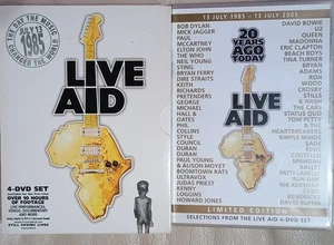 Live Aid 4-Disc DVD Box Set July 1985 & 20 Years Ago Today DVD Music Concerts - Picture 1 of 5