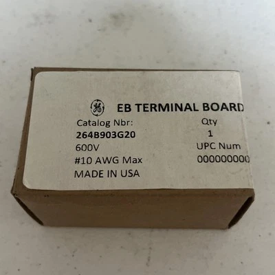 New In Box GE Terminal Board 264B903G20 - Image 1 of 3