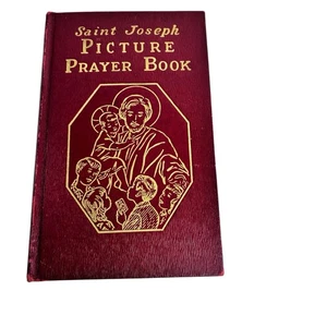 1959 Heiliger Josef illustriertes Bild Gebetbuch Pfarrer Lovasik katholisch - Bild 1 von 5