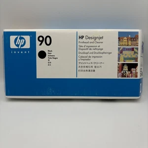 Original HP 90 DesignJet Druckkopf und Reiniger schwarz C5054A 4000/4500 -Exp 2019 - Bild 1 von 4