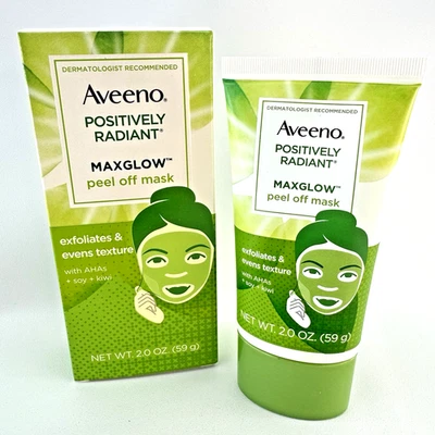 Aveeno Positively Radiant MAXGLOW Peel Off Mask Exfoliates & Evens Texture Disco - Image 1 of 4