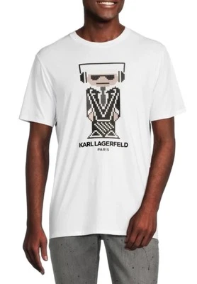 Camiseta Karl Lagerfeld Personaje Hombre XXL Blanca Foto 1 de 4