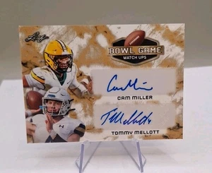 LEAF LEM MILLER TOMMY MELLOTT 2024 DOBLE AUTOMÁTICO #BGM-1 JUEGO DE TAZÓN SUBASTA SIN PRECIO BASE - Imagen 1 de 4