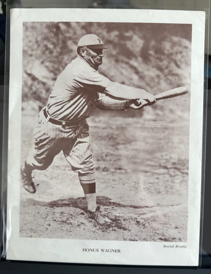 Revista de béisbol de 1930 premium Honus Wagner escasa Foto 1 de 2