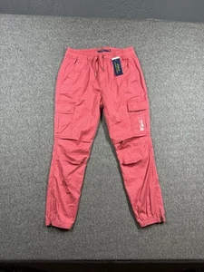 Polo Ralph Lauren Womens Pants S Nantucket Red Joggers Cargo Draw String - Picture 1 of 18