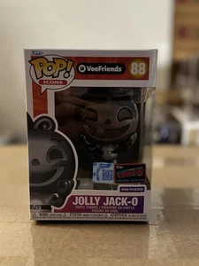 NYCC 2025 FUNKO POP VEEFRIENDS JOLLY JACK-O PLATA LE 1000 EXCLUSIVA PEGATINA CON - Imagen 1 de 6